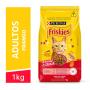 Ração FRISKIES gatos adultos frango - Delícias da Granja 1kg