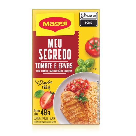 Tempero MAGGI Meu Segredo Tomate e Ervas 49g - Imagem em destaque