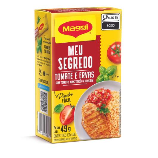 Tempero MAGGI Meu Segredo Tomate e Ervas 49g - Imagem em destaque