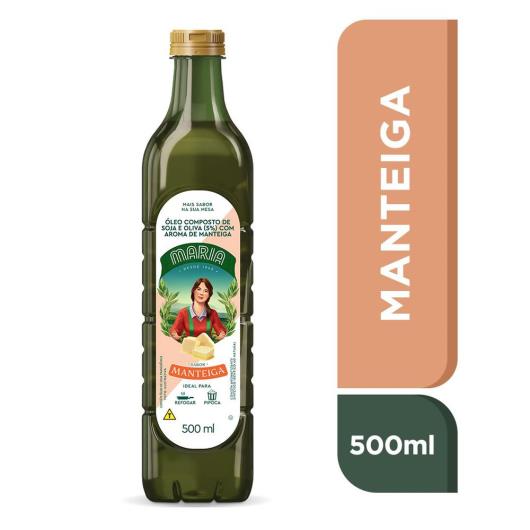 Óleo Composto de Soja e Oliva Manteiga Maria Garrafa 500ml - Imagem em destaque