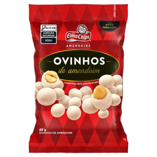 Ovinhos de Amendoim Elma Chips Pacote 65g - Imagem em destaque