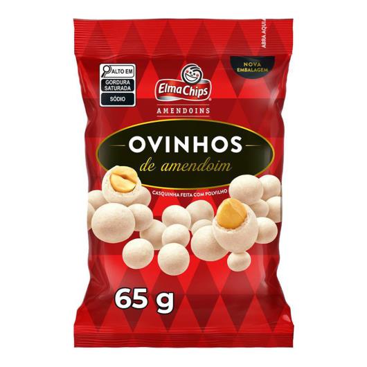 Ovinhos de Amendoim Elma Chips Pacote 65g - Imagem em destaque