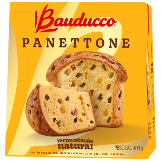 Panettone Com Frutas Cristalizadas Bauducco Caixa 400g - Imagem em destaque