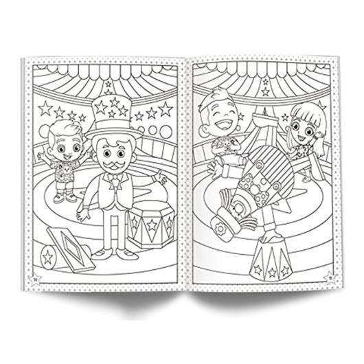 Livro de colorir Luccas e Gi no Circo - Imagem em destaque