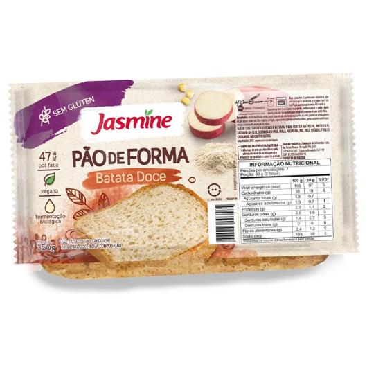 Pão com Batata Doce sem Glúten Vegano Jasmine 350g - Imagem em destaque