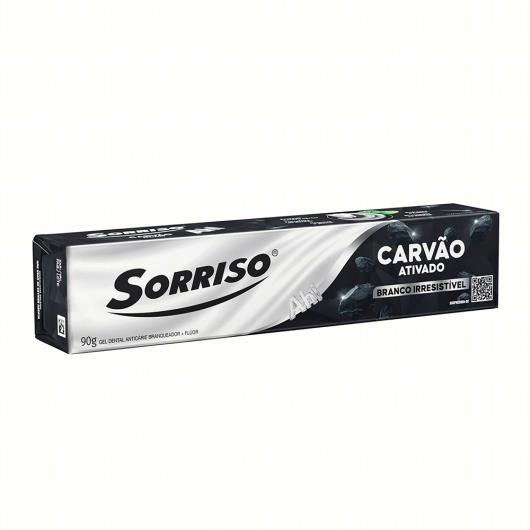 Gel Dental Carvão Ativado Sorriso Caixa 90g - Imagem em destaque