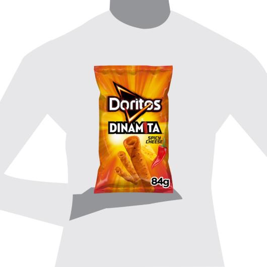 Salgadinho De Milho Dinamita Spicy Cheese Doritos Pacote 84g Sonda