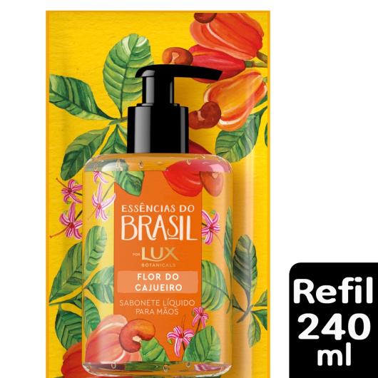 Sabonete Líquido Lux Essências do Brasil Flor do Cajueiro Refil 240ml - Imagem em destaque