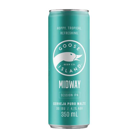 Cerveja Session IPA Puro Malte Midway Goose Island Lata 350ml - Imagem em destaque