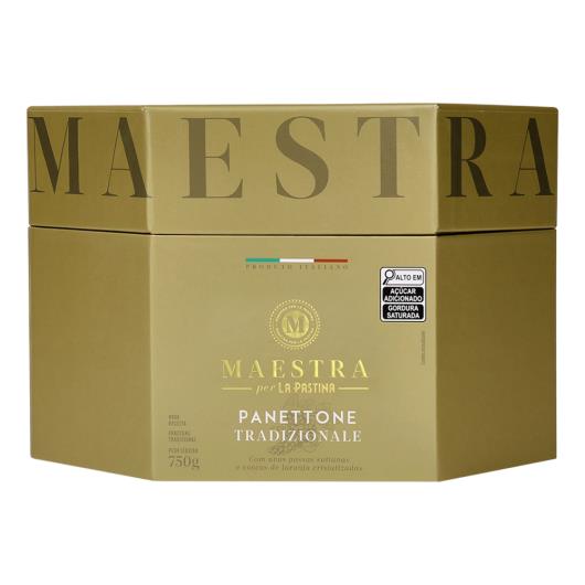 Panettone Tradicional La Pastina Maestra Caixa 750g - Imagem em destaque