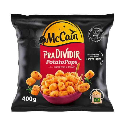 Batata Pré-Frita Potato Pops Congelada Calabresa e Bacon McCain Pacote 400g - Imagem em destaque