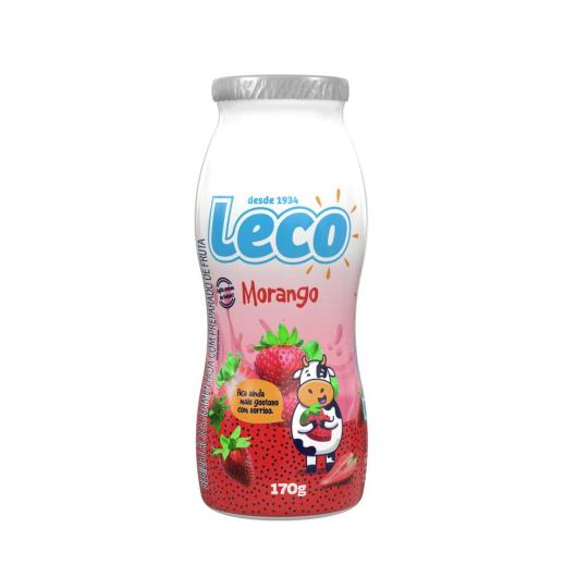 Bebida Láctea Fermentada Morango Leco Frasco 170g - Imagem em destaque