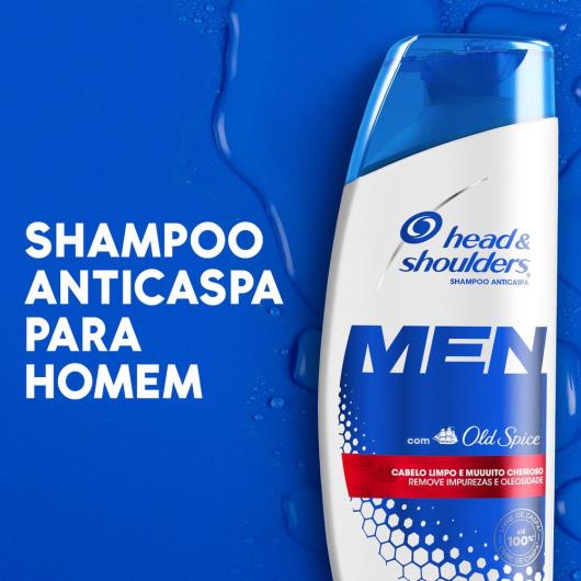 Shampoo Anticaspa Old Spice Head & Shoulders Men Frasco 400ml - Imagem em destaque