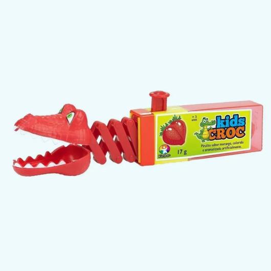 Pirulito Kids Zone - Kids Croc 1 unidade 16g Sabor Sortido - Imagem em destaque