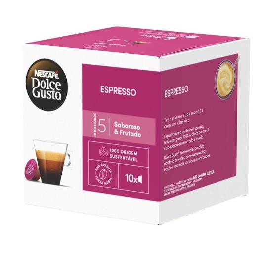 Café em Cápsula NESCAFÉ DOLCE GUSTO Espresso 10 Cápsulas - Imagem em destaque