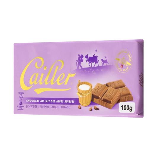 Chocolate Suíço ao Leite 31% Cacau Cailler Cartucho 100g - Imagem em destaque