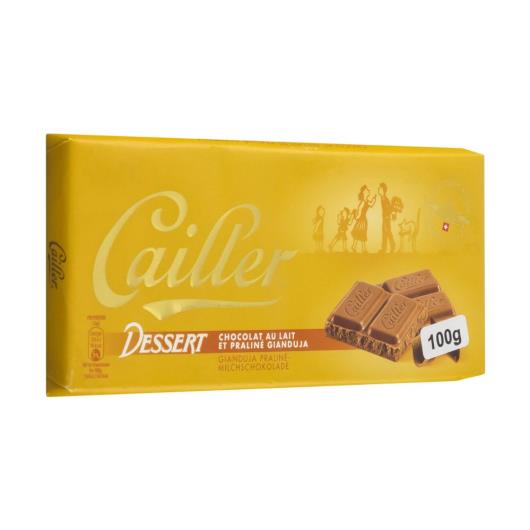 Chocolate Suíço ao Leite 25% Cacau com Gianduia de Avelãs Cailler Dessert Cartucho 100g - Imagem em destaque