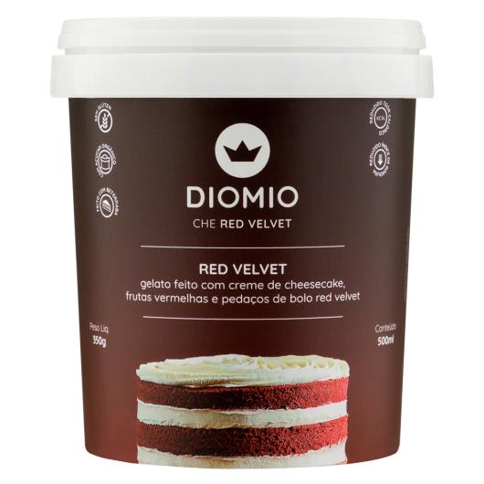 Gelato Red Velvet Dio Mio Pote 500ml - Imagem em destaque