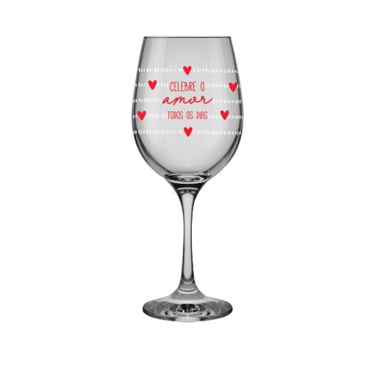 Taça Allmix Barone Agua Love Celebre Amor 490ML - Imagem em destaque