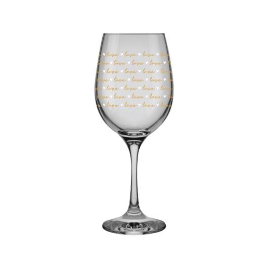 Taça Allmix Barone Agua Love Love Gold 490ml - Imagem em destaque