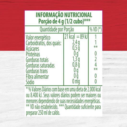Caldo Tabletes Carne Knorr Zero Sal Caixa 96g 12 Unidades - Imagem em destaque