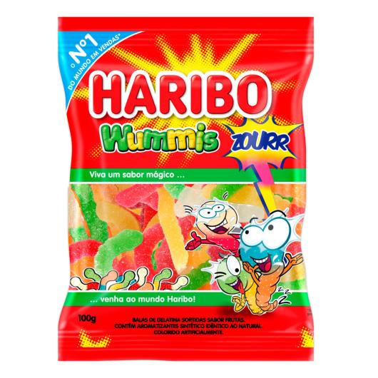 Bala de Gelatina Frutas Wummis Zourr Haribo Pacote 100g - Imagem em destaque