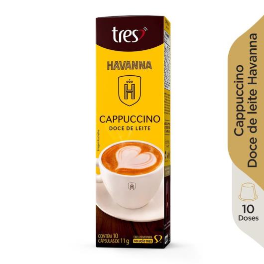 Cappuccino em Cápsula Doce de Leite Havanna Tres Caixa 110g 10 Unidades - Imagem em destaque