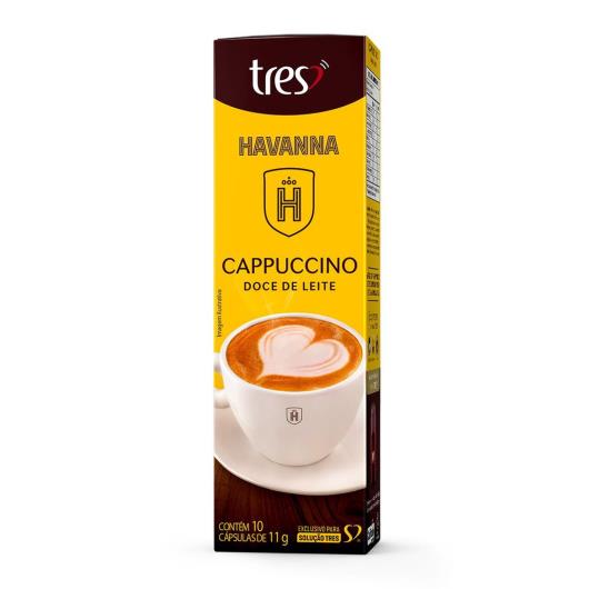 Cappuccino em Cápsula Doce de Leite Havanna Tres Caixa 110g 10 Unidades - Imagem em destaque