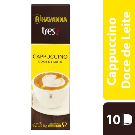 Cappuccino em Cápsula Doce de Leite Havanna Tres Caixa 110g 10 Unidades - Imagem em destaque