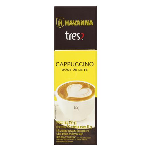 Cappuccino em Cápsula Doce de Leite Havanna Tres Caixa 110g 10 Unidades - Imagem em destaque