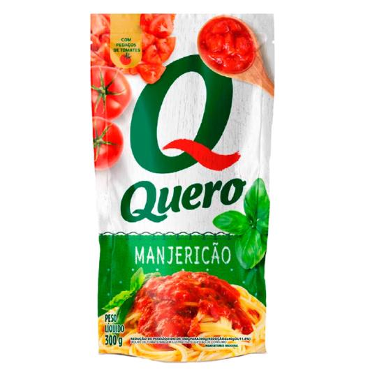 Molho de Tomate Quero Manjericão 300g - Imagem em destaque