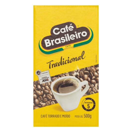 Café Torrado e Moído a Vácuo Tradicional Café Brasileiro Pacote 500g - Imagem em destaque