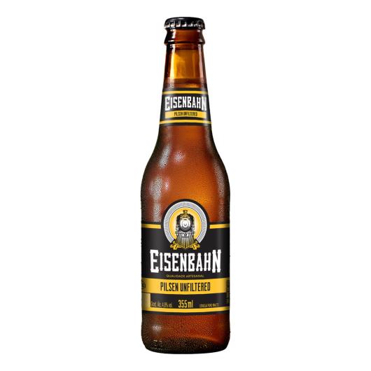 Cerveja Pilsen Puro Malte Unfiltered Eisenbahn Garrafa 355ml - Imagem em destaque