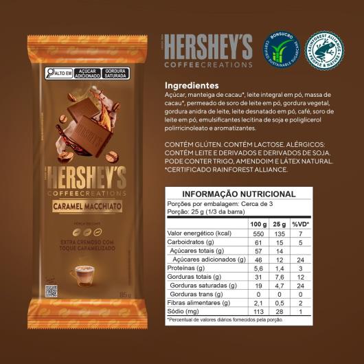 Chocolate Hershey's Macchiato Coffee 85g - Imagem em destaque