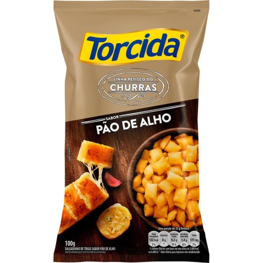 Salgadinho de Trigo Pão de Alho Torcida Churras Pacote 100g - Imagem em destaque