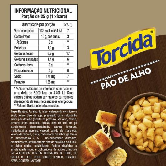 Salgadinho de Trigo Pão de Alho Torcida Churras Pacote 100g - Imagem em destaque