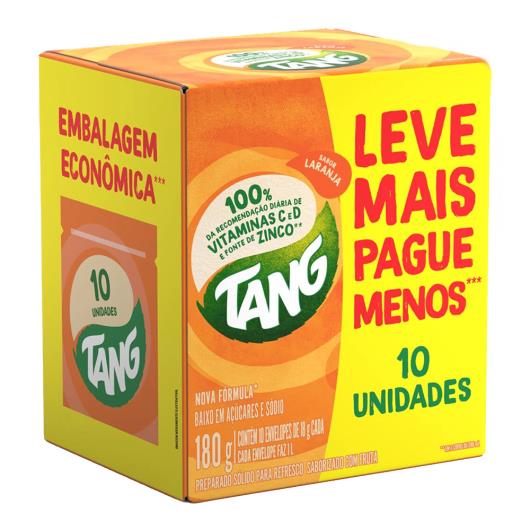 Refresco Laranja Tang Caixa 180g 10 Unidades Embalagem Econômica Leve Mais Pague Menos - Imagem em destaque