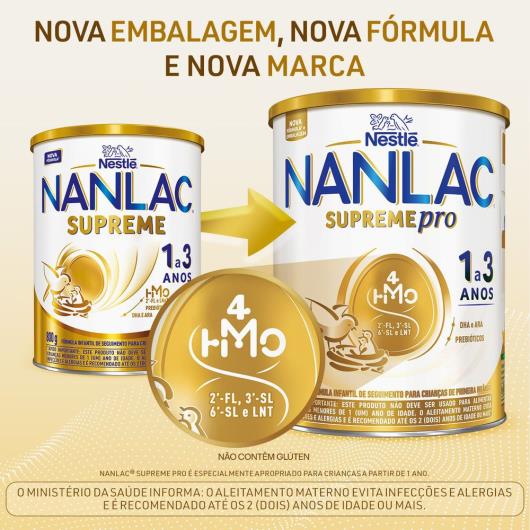 Fórmula Infantil Nanlac Supreme 800g - Imagem em destaque