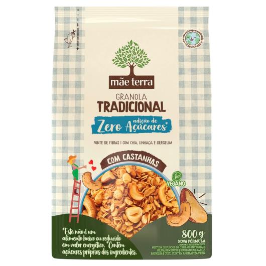 Granola Mãe Terra Tradicional Zero Açúcares 800g - Imagem em destaque