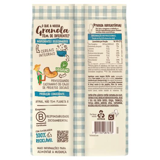 Granola Mãe Terra Tradicional Zero Açúcares 250g - Imagem em destaque