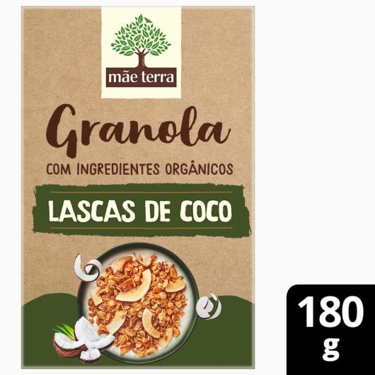 Granola Mãe Terra Lascas de Coco 180g - Imagem em destaque