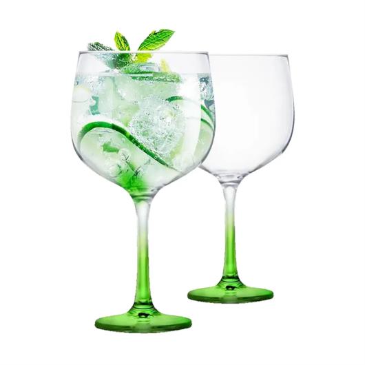 Taça Para Gin Ruvolo Verde 2 Peças - Imagem em destaque