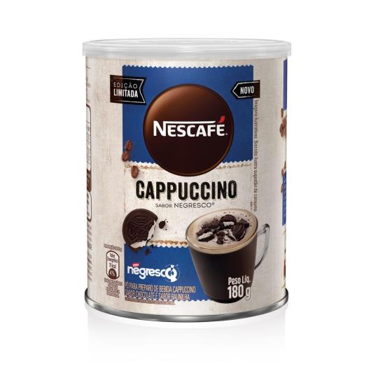 Cappuccino Solúvel Negresco Nescafé Lata 180g - Imagem em destaque