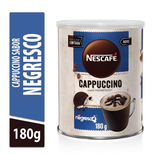 Cappuccino Solúvel Negresco Nescafé Lata 180g - Imagem em destaque