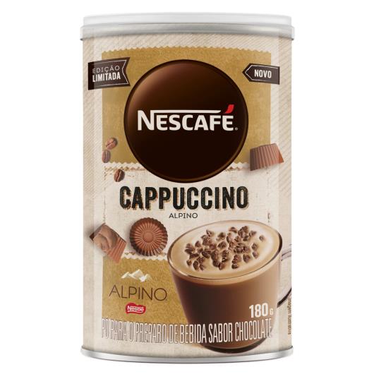 Cappuccino Solúvel Alpino Nescafé Lata 180g - Imagem em destaque