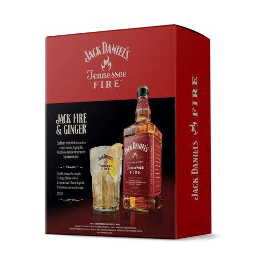 Kit Copo + Whisky Jack Daniel's Fire 1l - Imagem em destaque