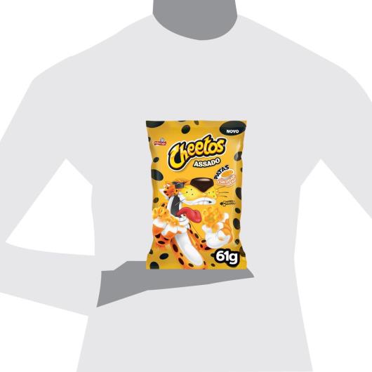 Salgadinho de Milho Cheddar Wow Patas com Anitta Elma Chips Cheetos Pacote 61g - Imagem em destaque