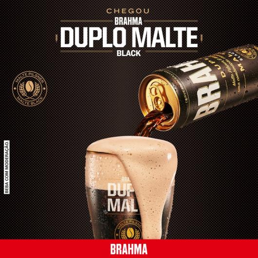 Cerveja Black Pilsner Duplo Malte Brahma Lata 350ml - Imagem em destaque