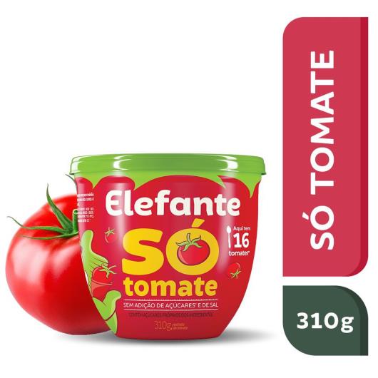 Extrato de Tomate Elefante Só Tomate Pote 310g - Imagem em destaque