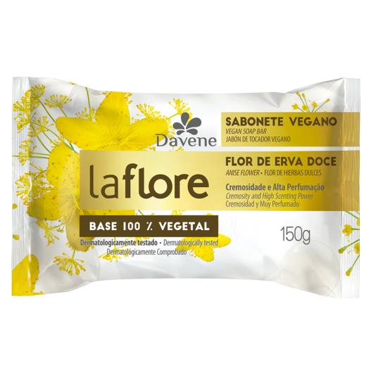 Sabonete Barra Vegetal Flor de Erva-Doce Davene La Flore Flow Pack 150g - Imagem em destaque